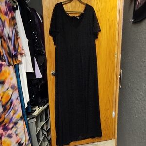 Black Lace Maxi Dress